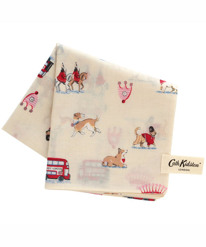 ロンドンモチーフハンカチ QUEENIE’S LONDON