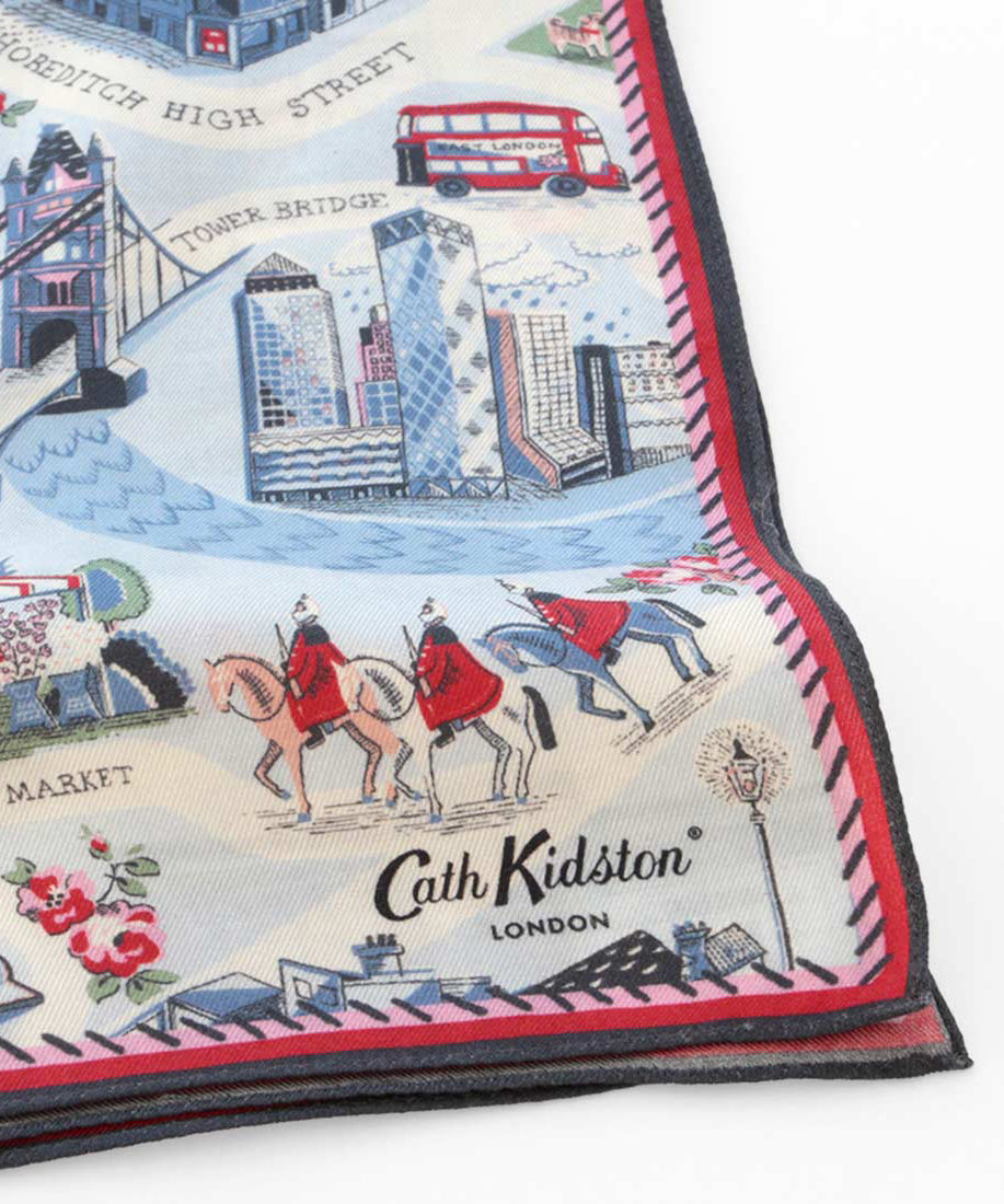 綿シルクハンカチ