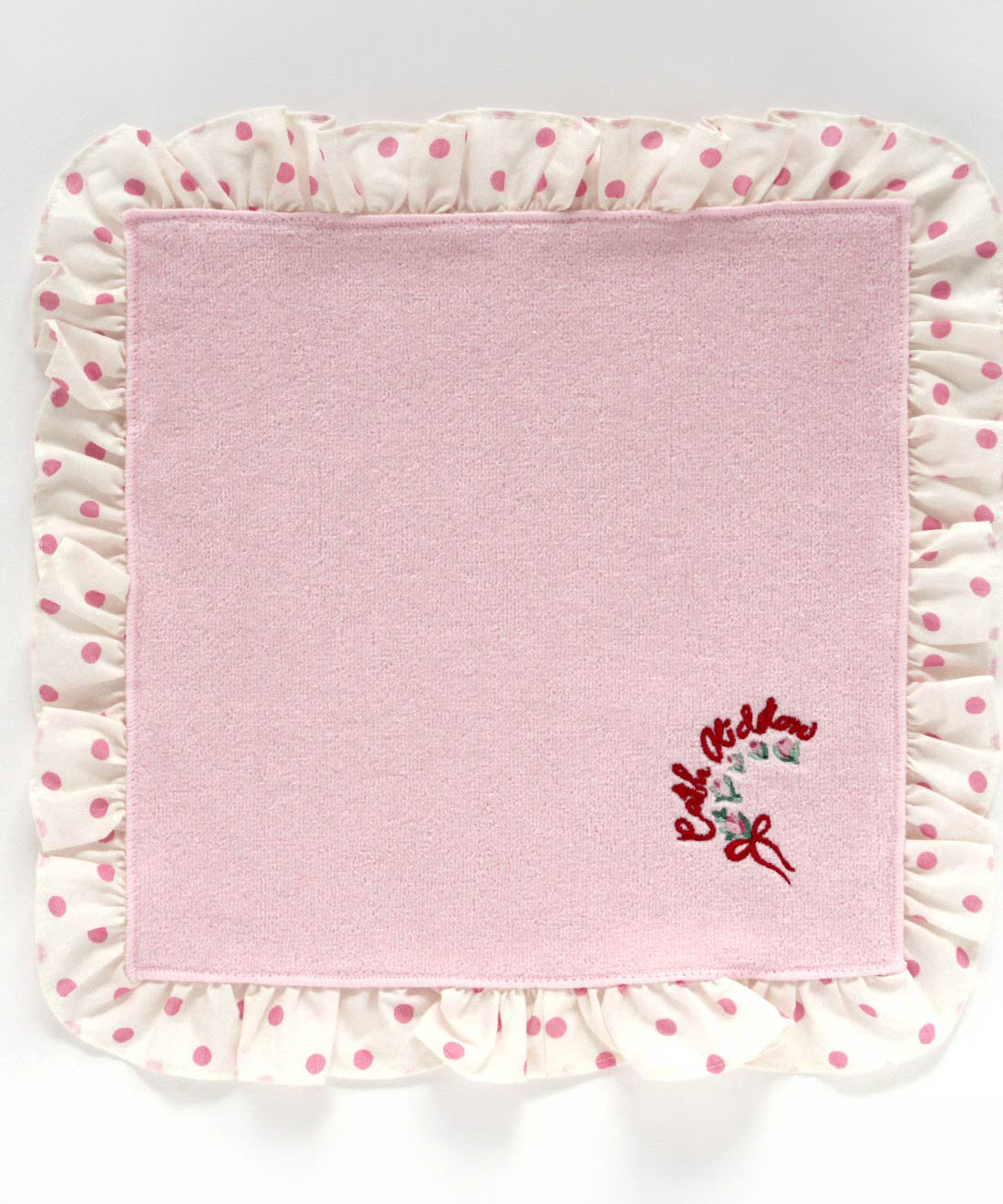 ドットフリルタオルハンカチ