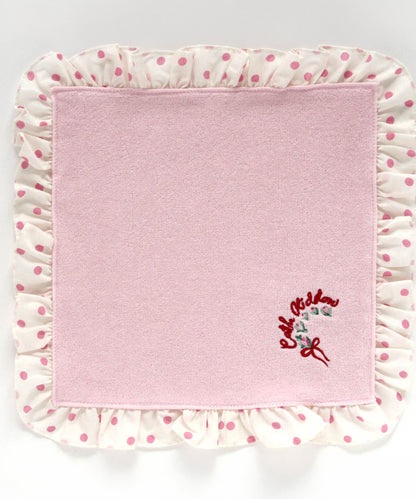 ドットフリルタオルハンカチ