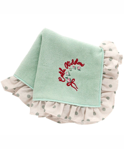 ドットフリルタオルハンカチ