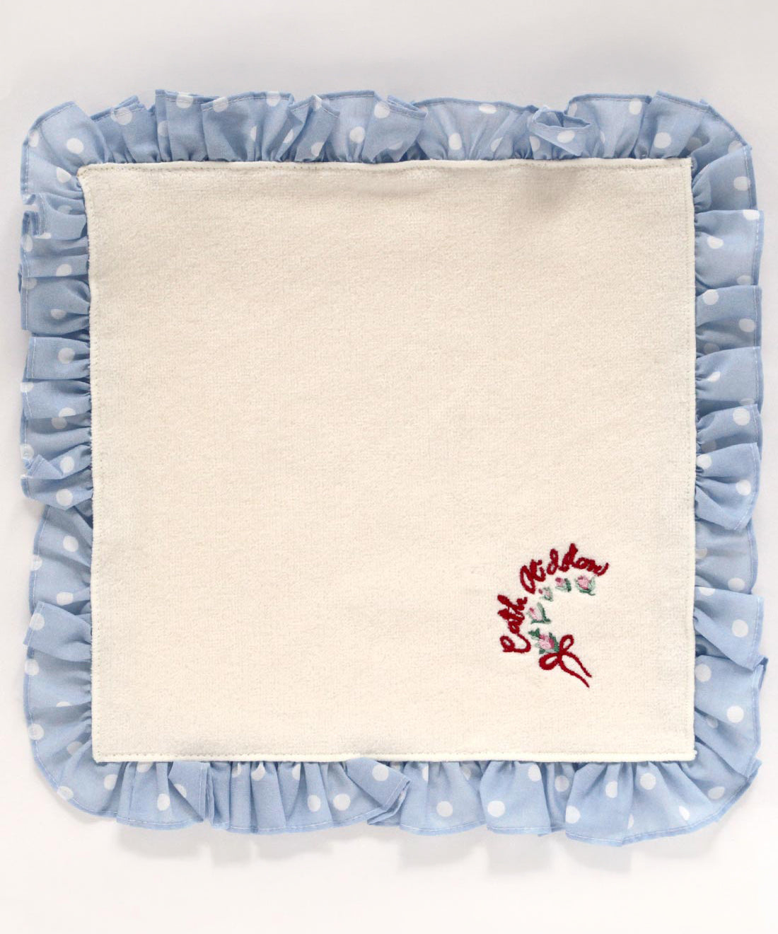 ドットフリルタオルハンカチ