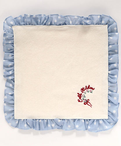 ドットフリルタオルハンカチ