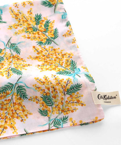 ミモザプリントハンカチ