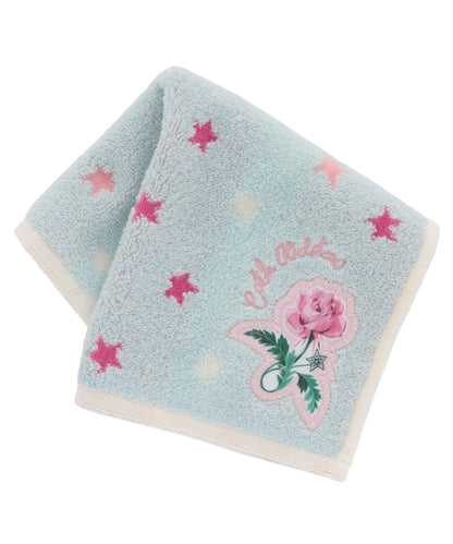 アップリケタオルハンカチ　ROSE TREASURE