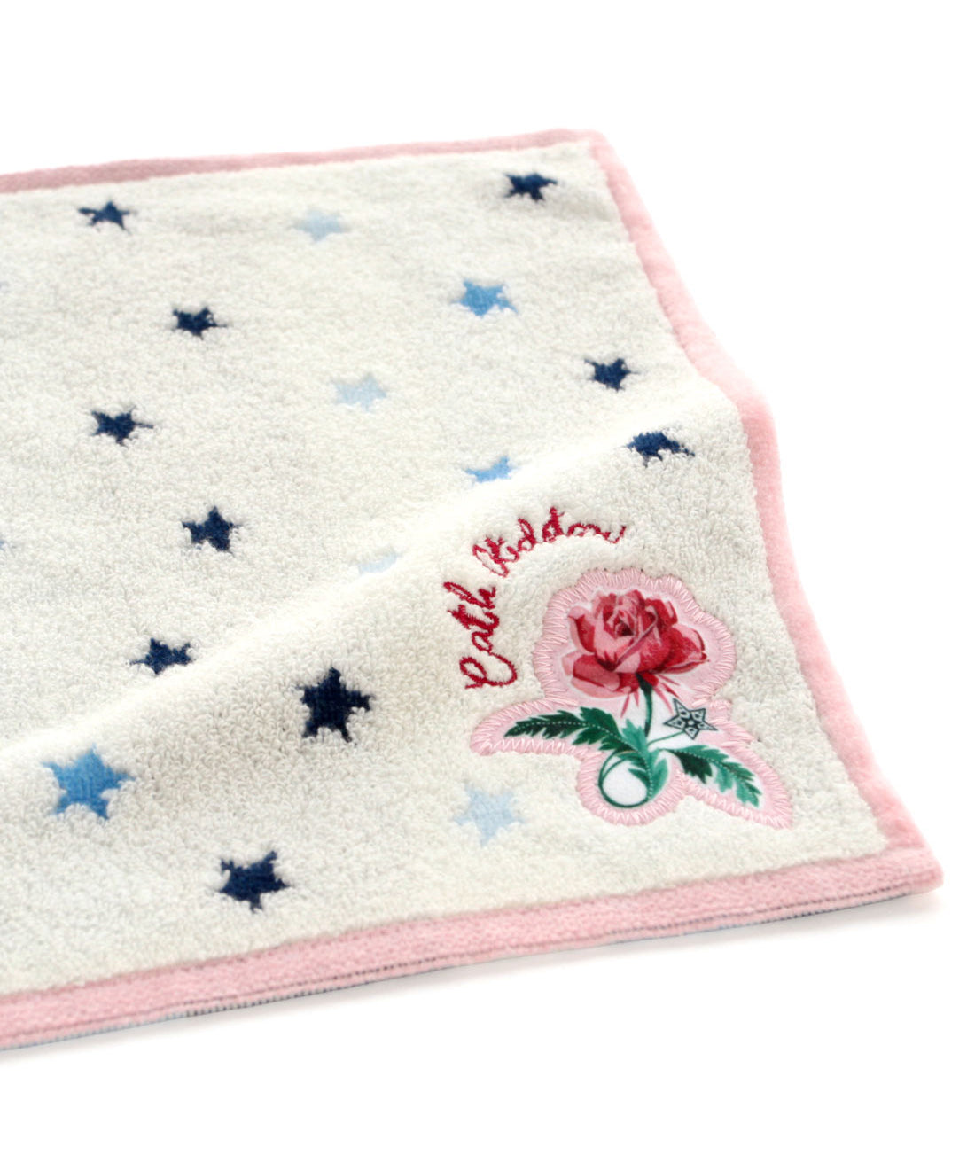アップリケタオルハンカチ　ROSE TREASURE