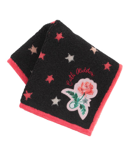 アップリケタオルハンカチ　ROSE TREASURE