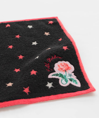 アップリケタオルハンカチ　ROSE TREASURE