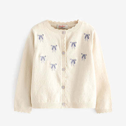 キッズ ニット カーディガン Bow