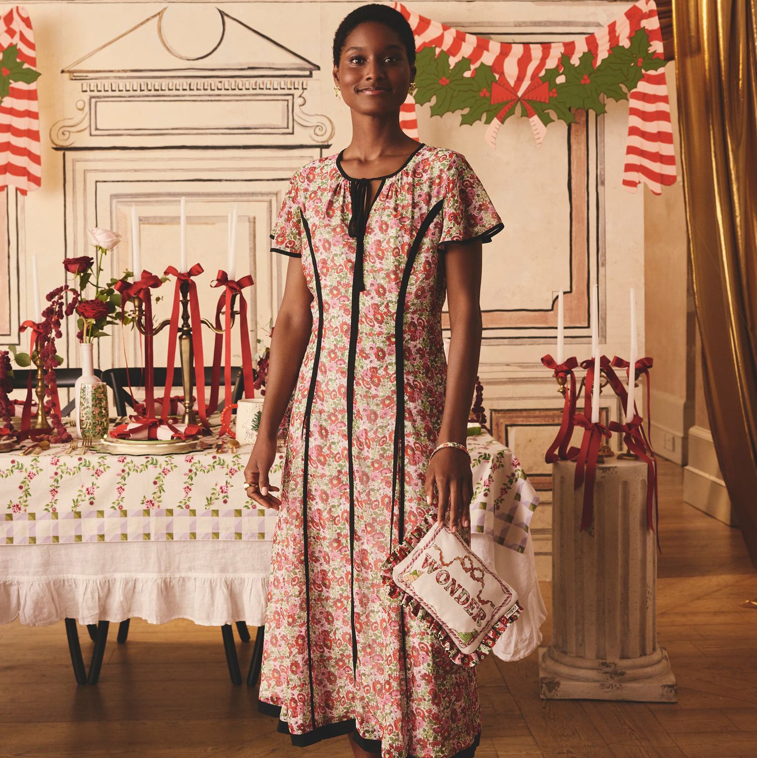 リストレット ポーチ Christmas Wonder | Cath Kidston 日本公式