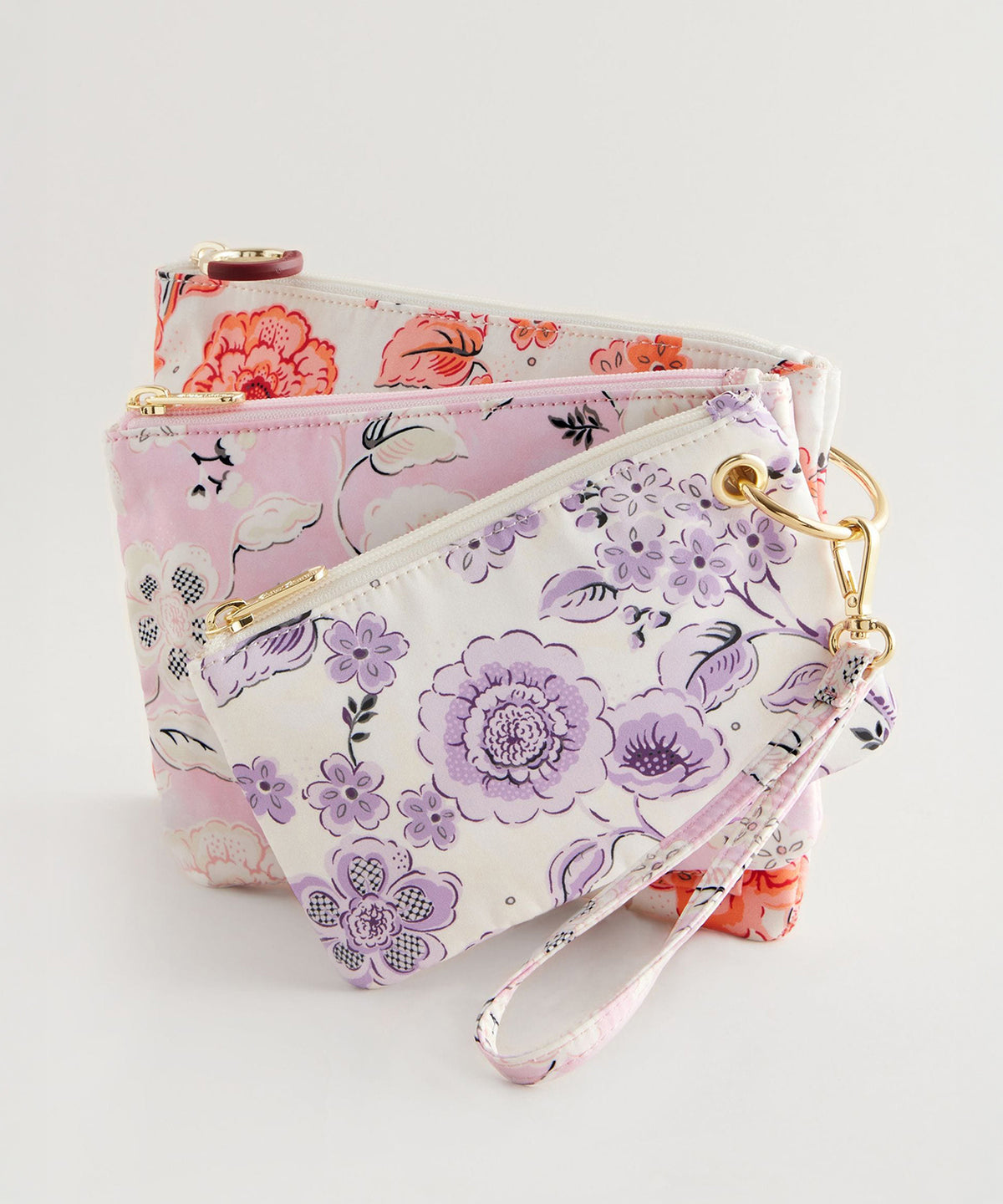 レイヤード ポーチズ Decorated Floral