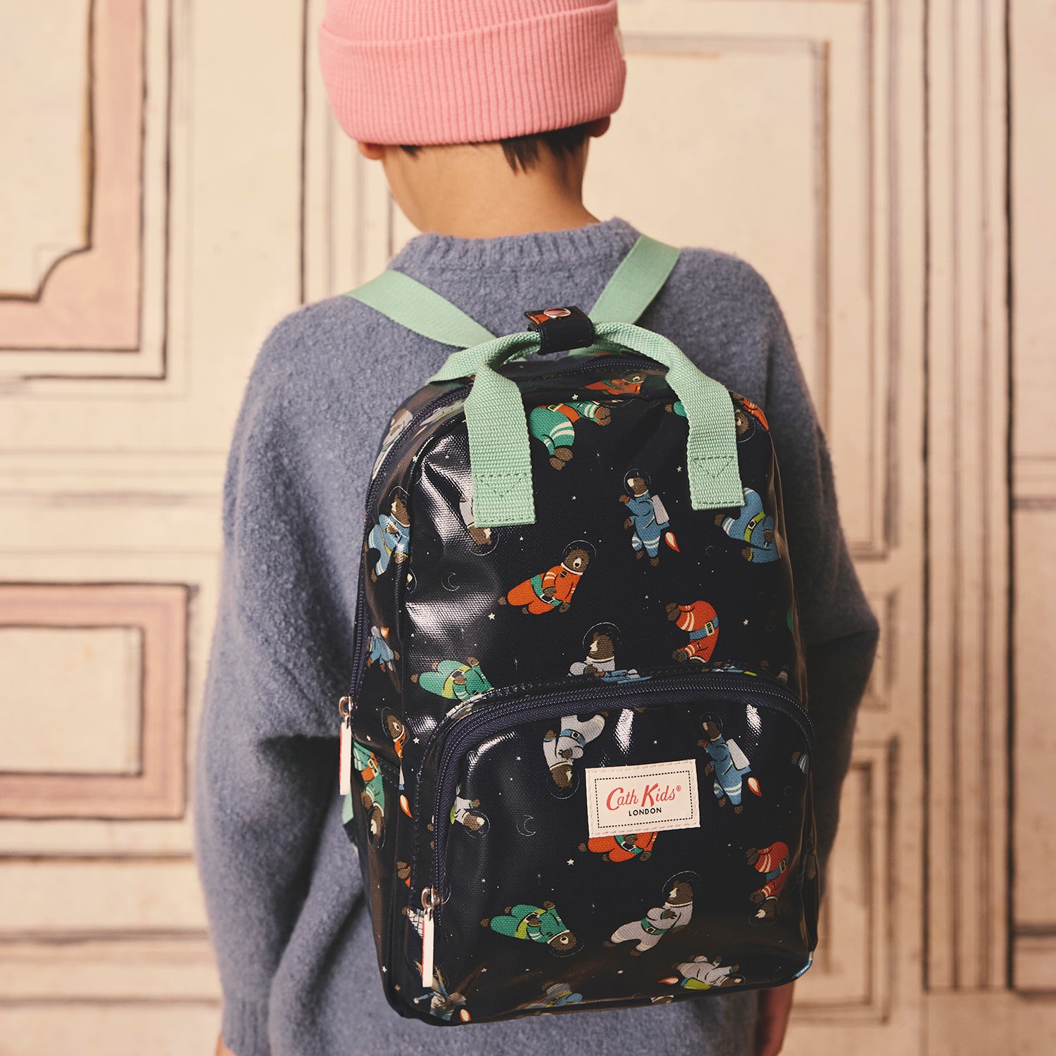 キッズ ミディアム バックパック Space Bears | Cath Kidston 日本公式