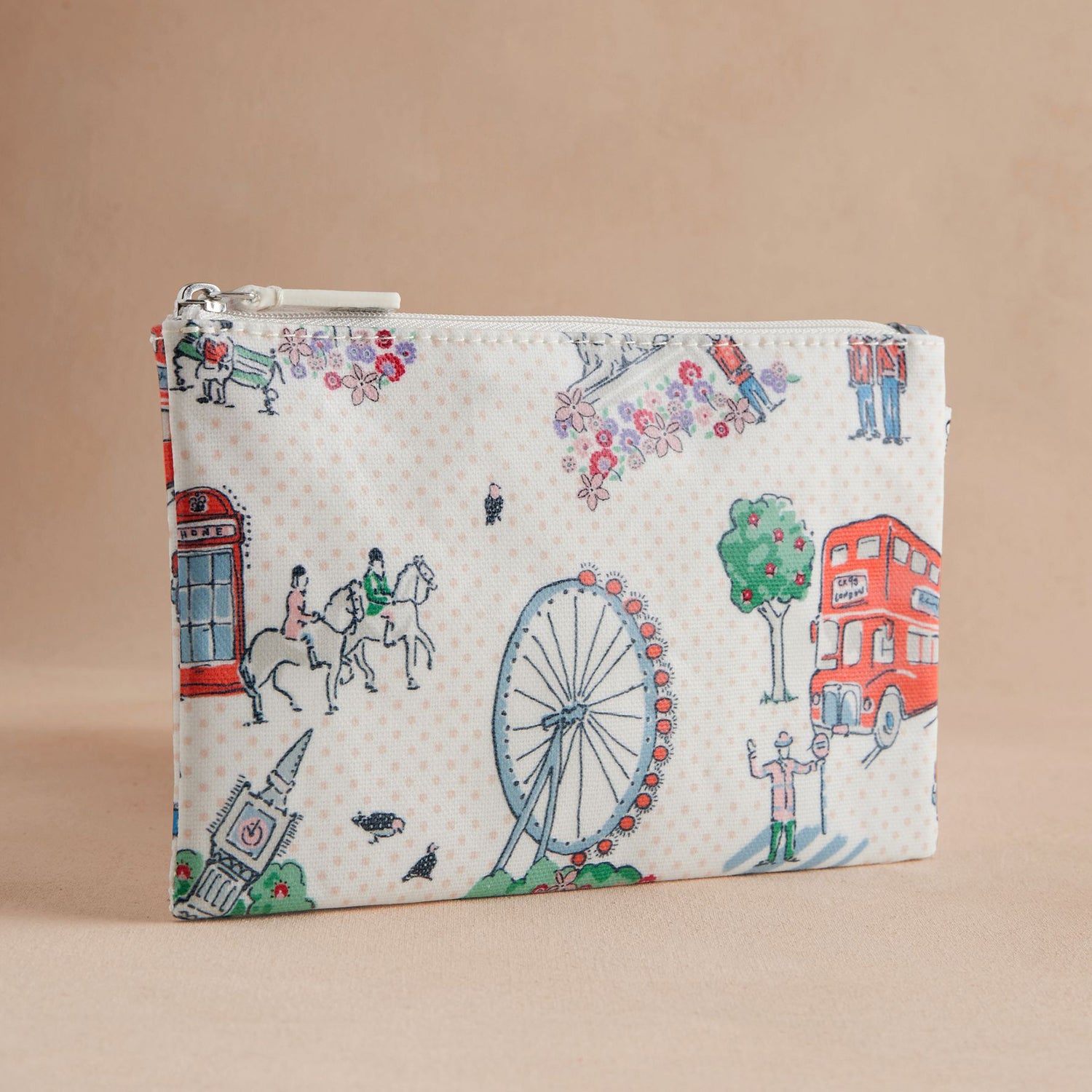 キャスキッドソン ダブルハーフムーンパース ジップド パース Lovely London | Cath Kidston 日本公式
