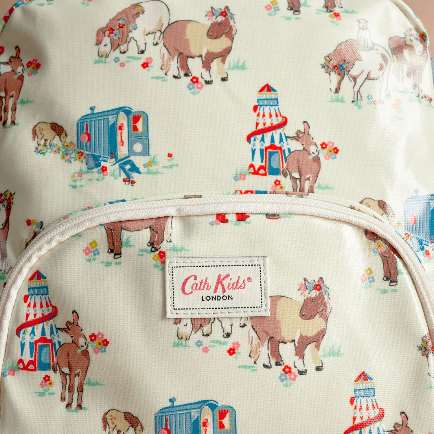 キッズ クラシック ラージ バックパック Seaside Donkeys | Cath