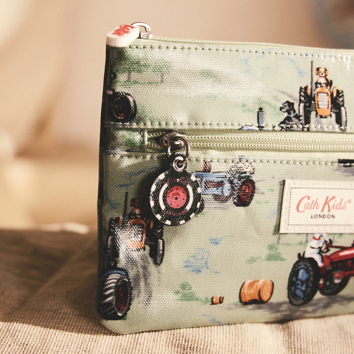 工芸品   / PRETTY LADIES Kathryn キッズ ダブル ジップドパース Tractors Friends | Cath Kidston