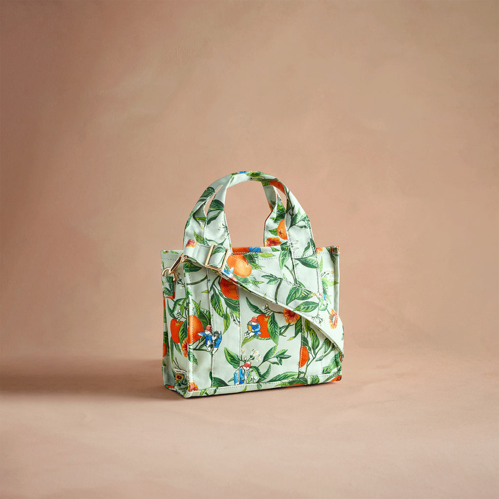 パディントン ミニ ボンデッド トートバッグ Paddington Oranges Green 
