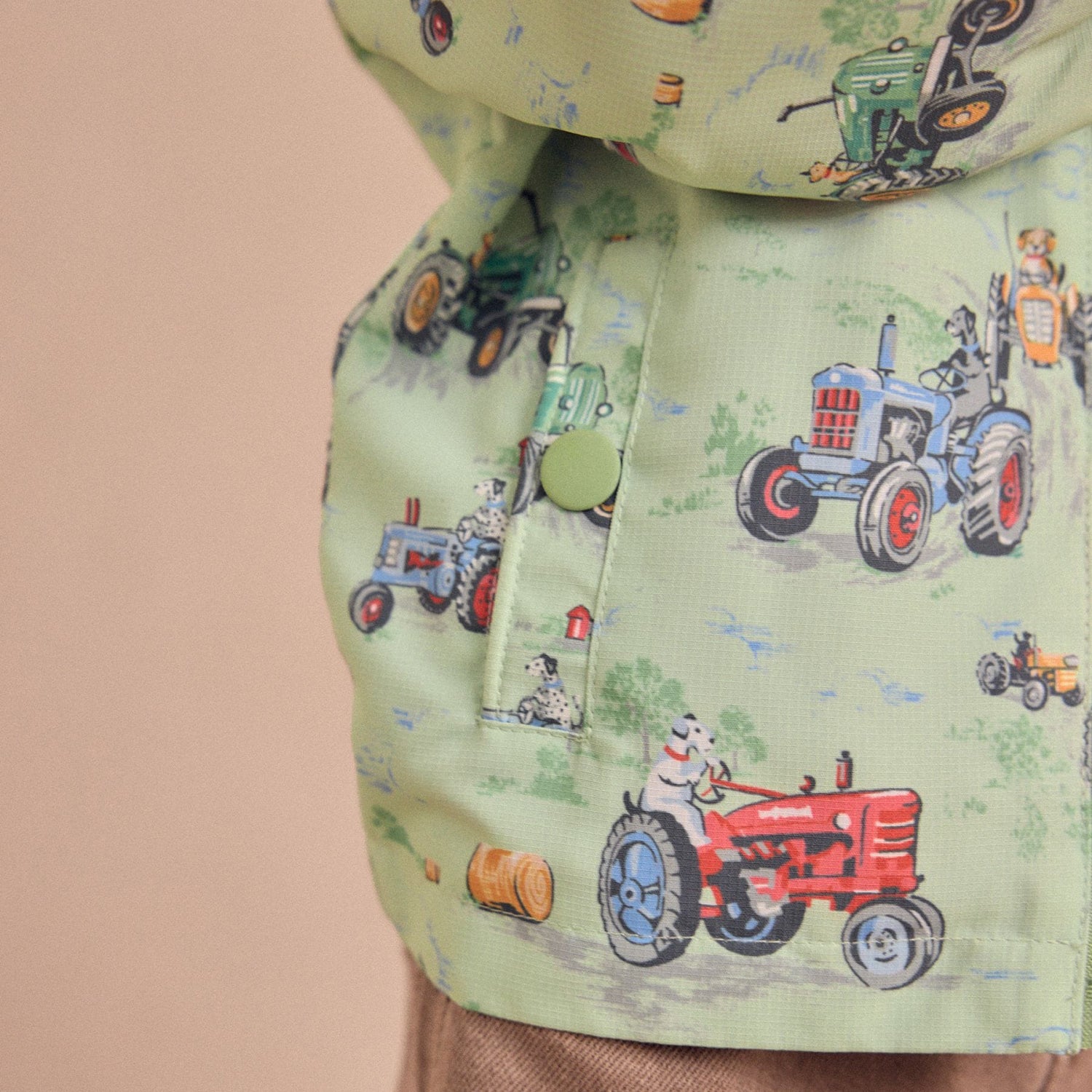 キッズ プリントジャケットGreen Tractor | Cath Kidston 日本公式