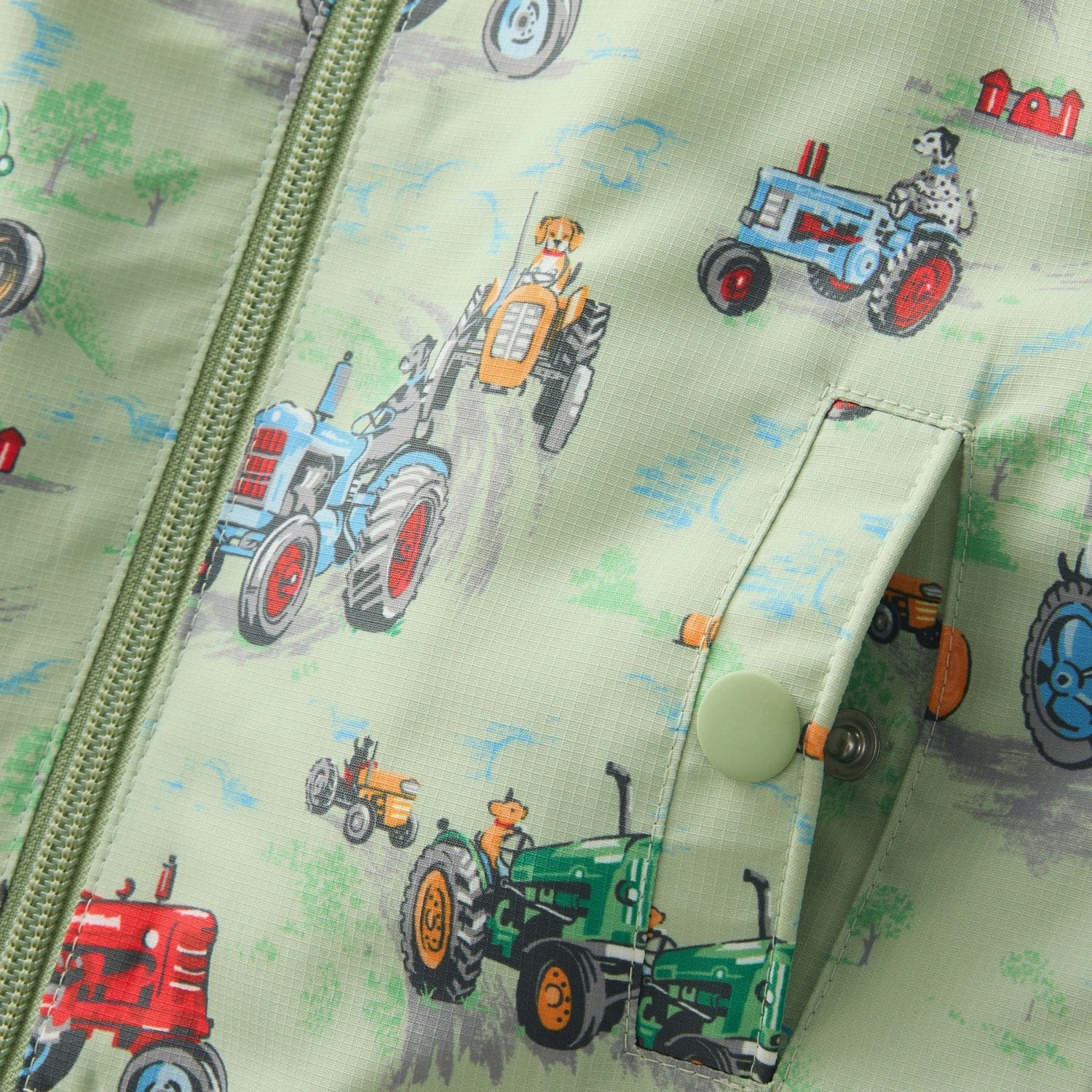 キッズ プリントジャケットGreen Tractor | Cath Kidston 日本公式