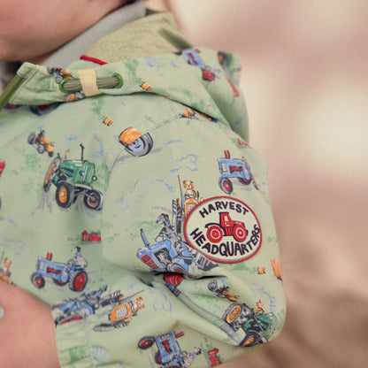 キッズ プリントジャケットGreen Tractor