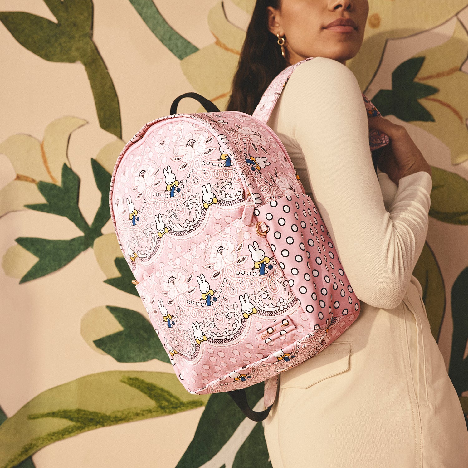 ミッフィー コンパクト バックパック Miffy Lace