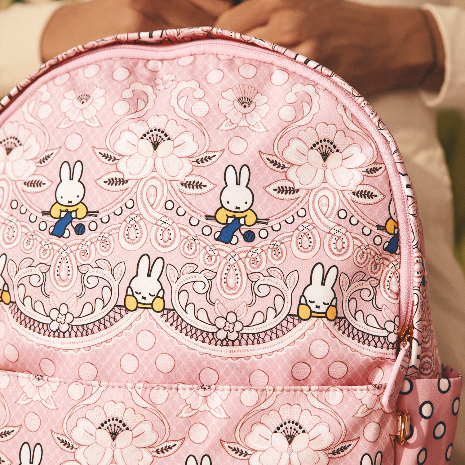 ミッフィー コンパクト バックパック Miffy Lace
