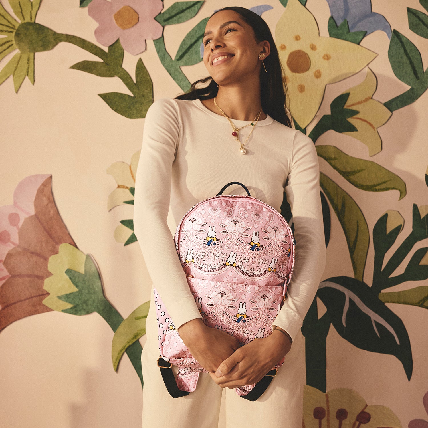 ミッフィー コンパクト バックパック Miffy Lace
