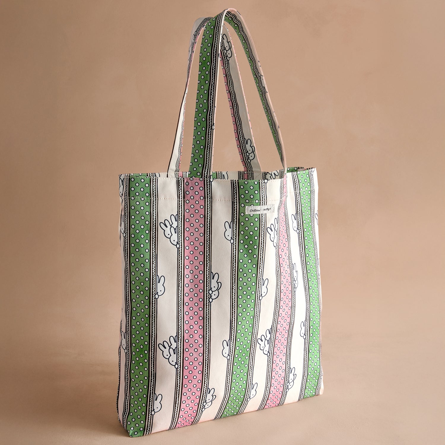 ミッフィー ショッパー Miffy Drawn Stripe