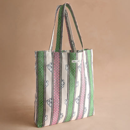 ミッフィー ショッパー Miffy Drawn Stripe