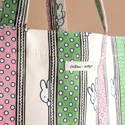 ミッフィー ショッパー Miffy Drawn Stripe