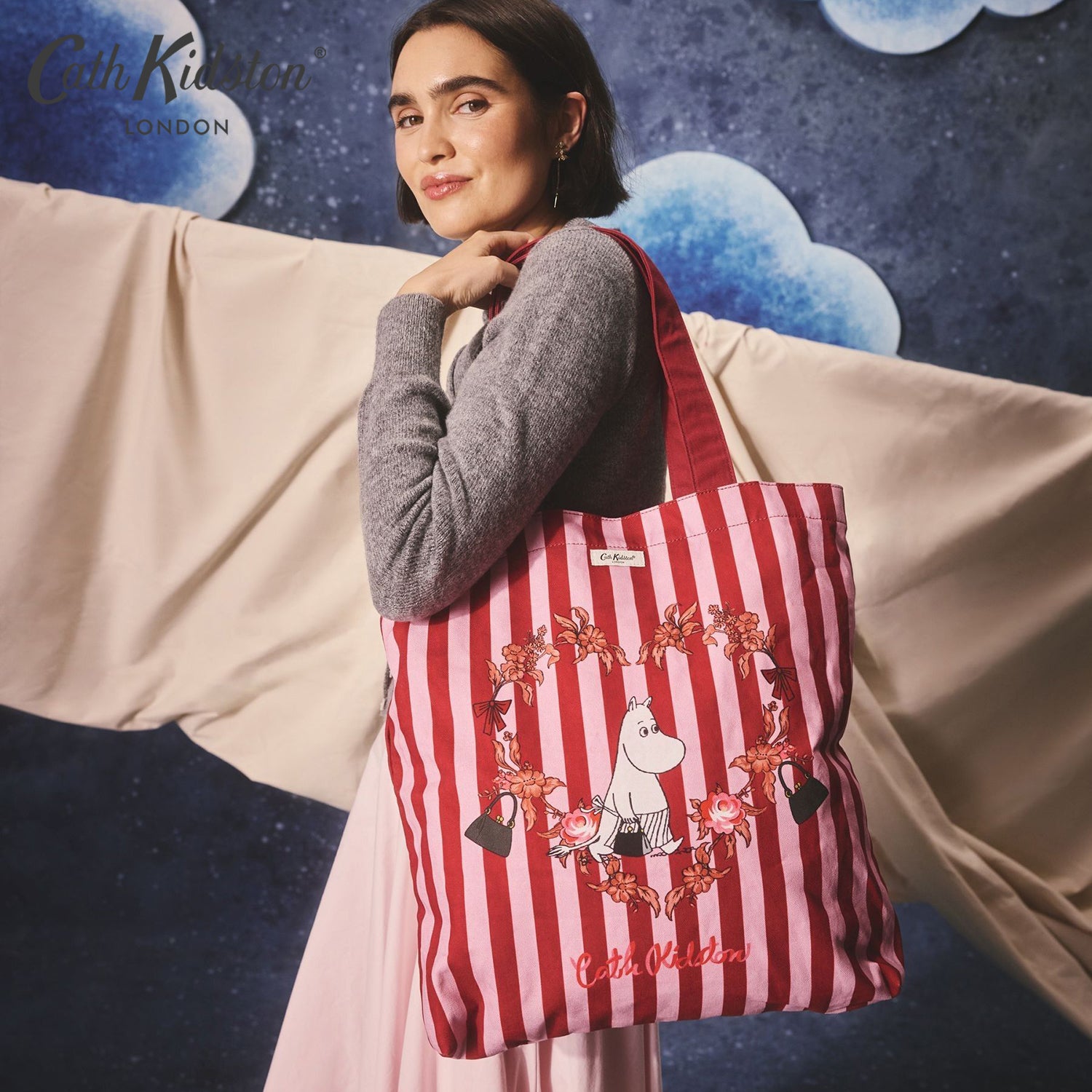 ムーミン パーフェクト ショッパー Moominmamma Stripe