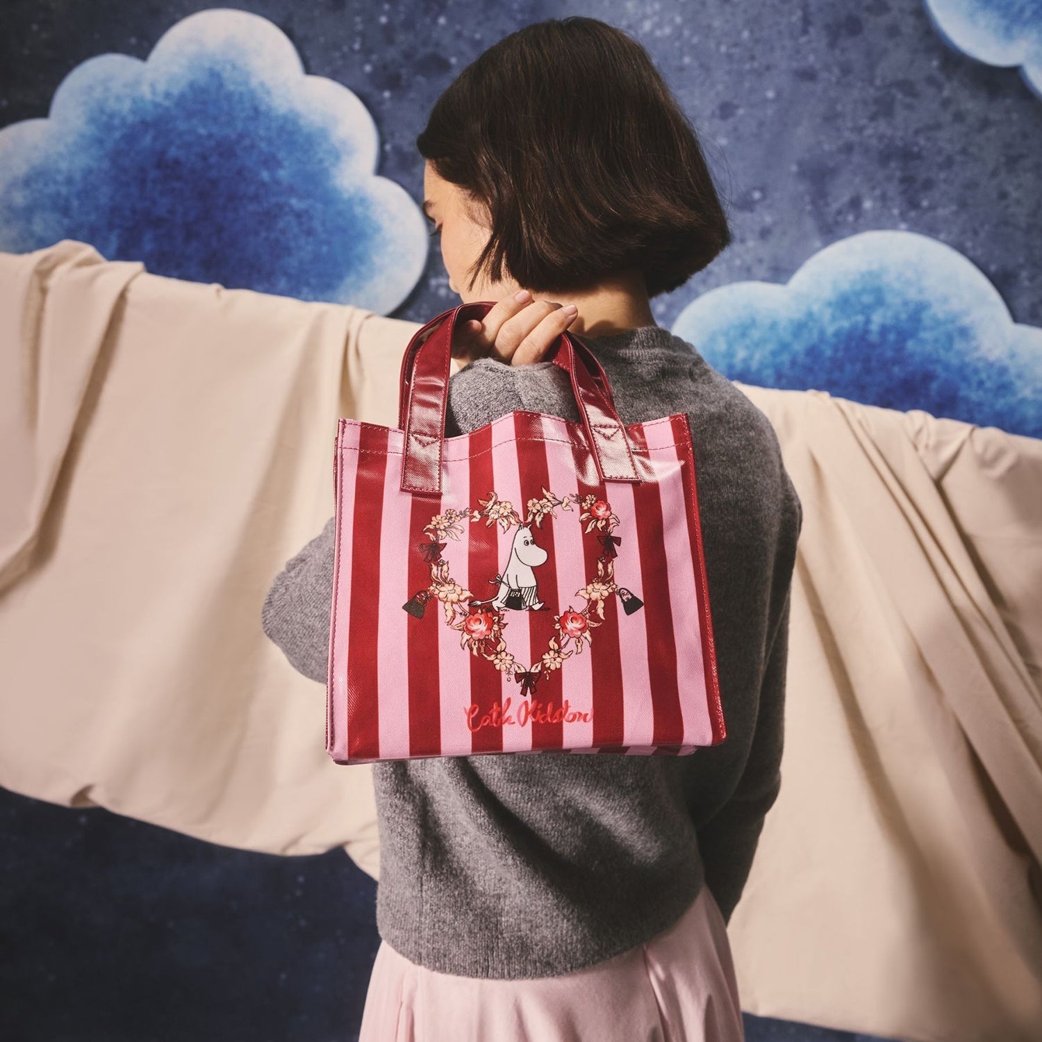 ムーミン スモール ブックバッグ Moominmamma Stripe