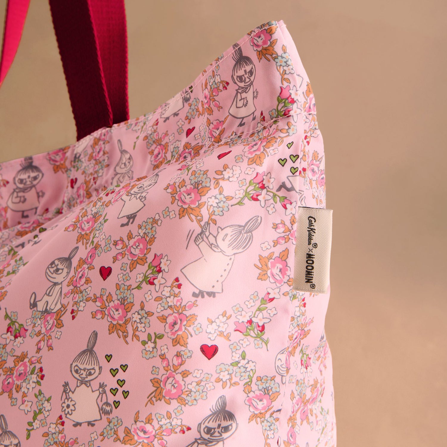 ムーミン  ラージ フォルダウェイ トートバッグ Little My Ditsy