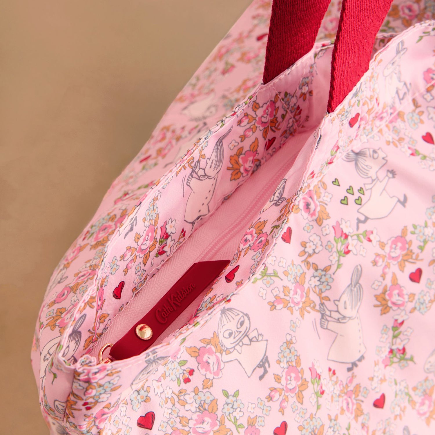 ムーミン ラージ フォルダウェイ トートバッグ Little My Ditsy | Cath