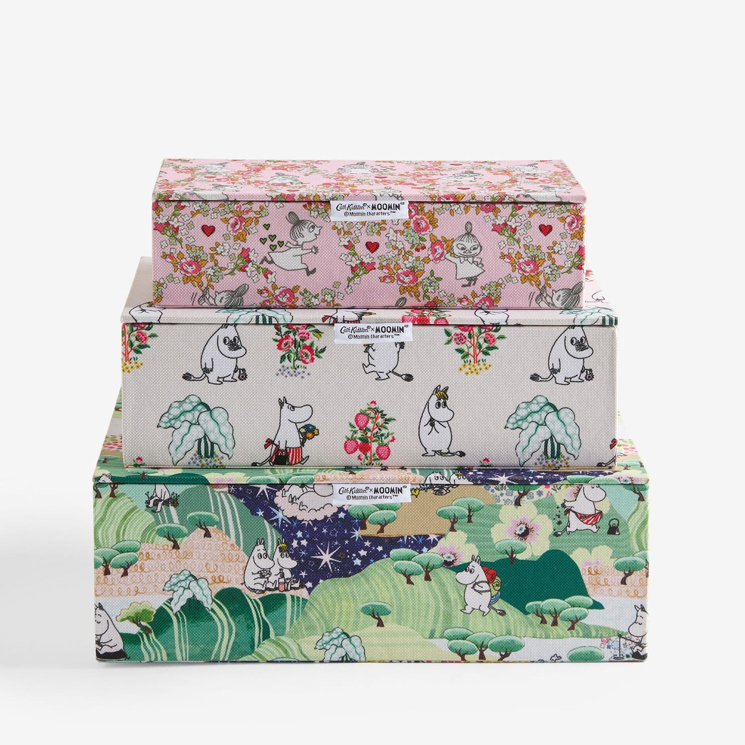ムーミン ストレージ ボックス 3個セット | Cath Kidston 日本公式