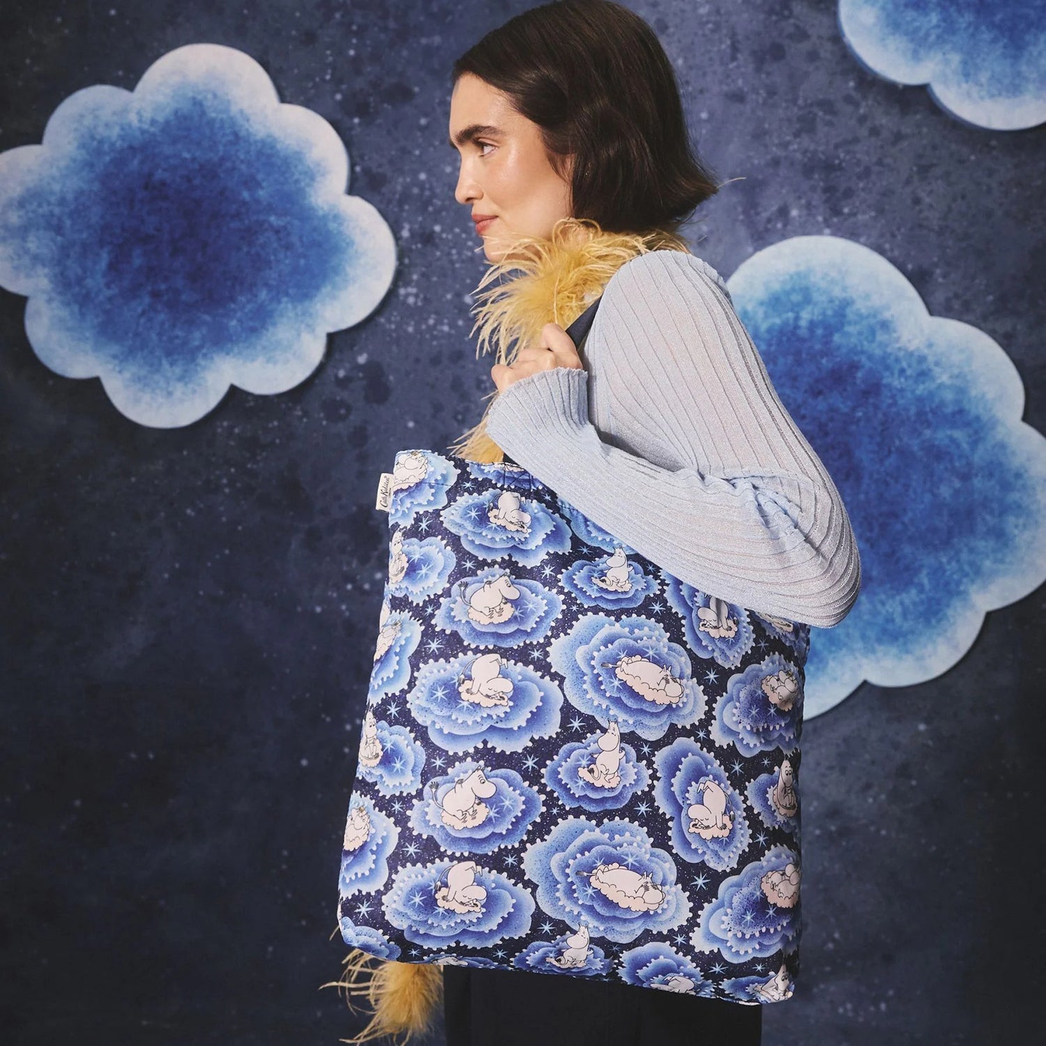 ムーミン フォルダウェイ トートバッグ Moomin Clouds | Cath Kidston