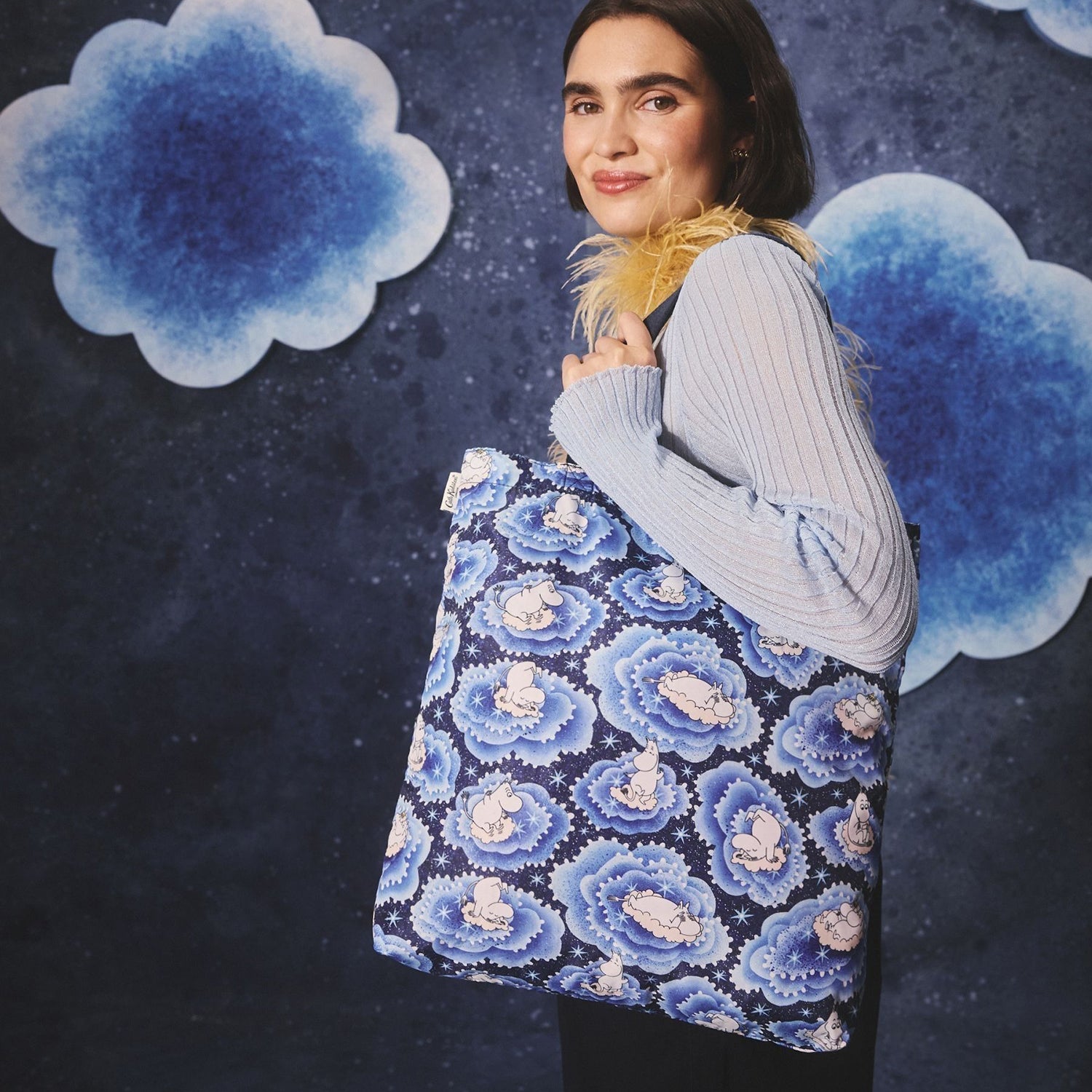 ムーミン フォルダウェイ トートバッグ Moomin Clouds | Cath Kidston