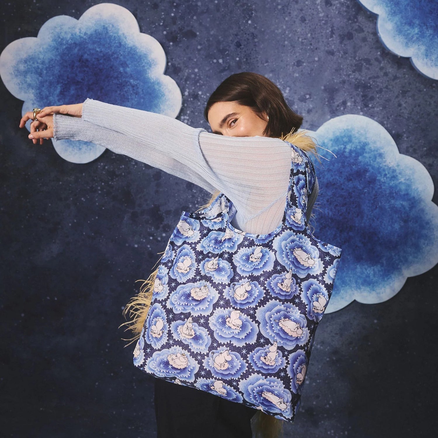 ムーミン フォルダウェイ ショッパー Moomin Clouds