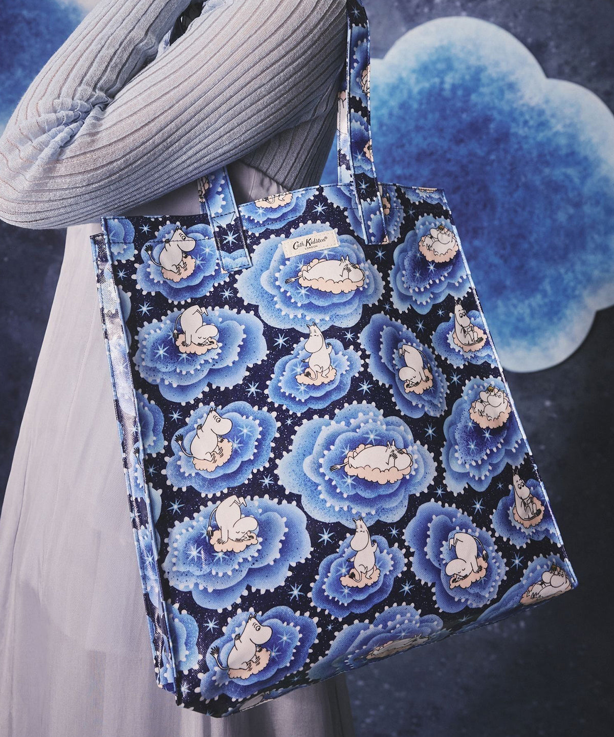 ムーミン ラージ ブックバッグ Moomin Clouds
