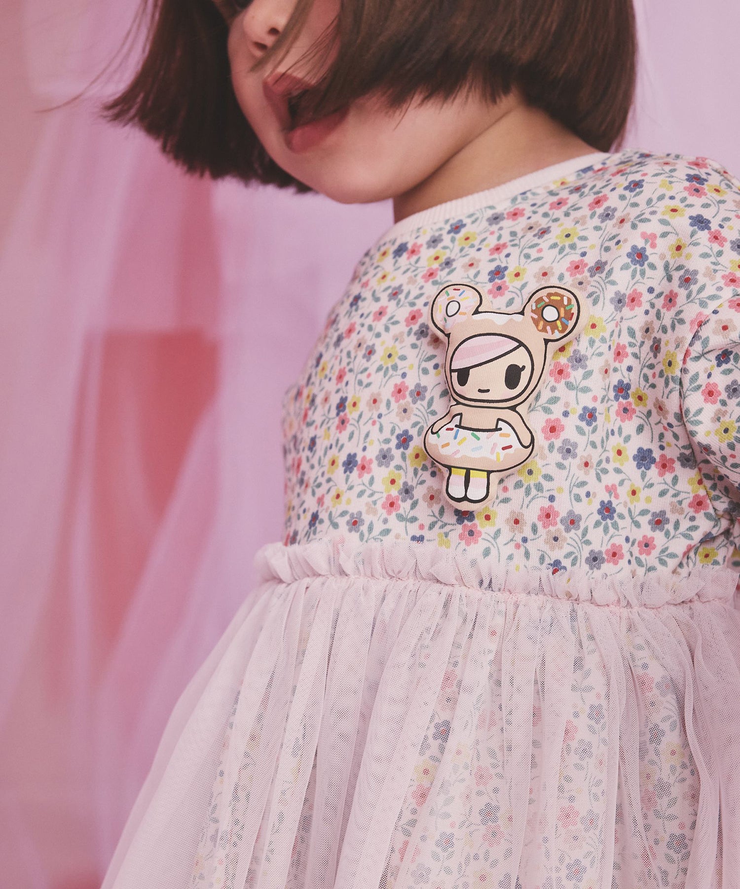 tokidoki キッズ チュール スウェット ワンピース Tokidoki Ditsy