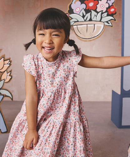 キッズ ティアード ワンピース Pearly Queen Ditsy