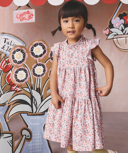 キッズ ティアード ワンピース Pearly Queen Ditsy