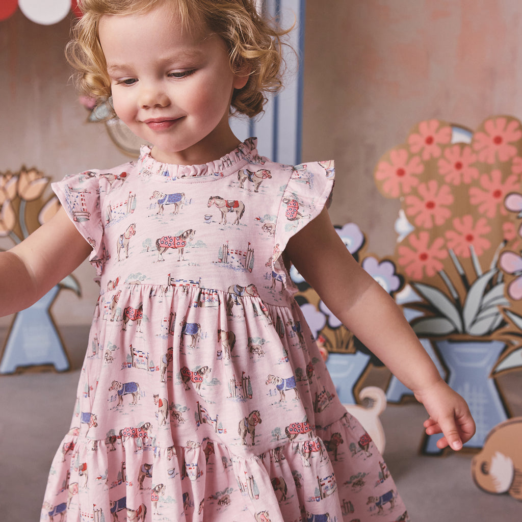 キッズ ティアード ワンピース Pony | Cath Kidston 日本公式 