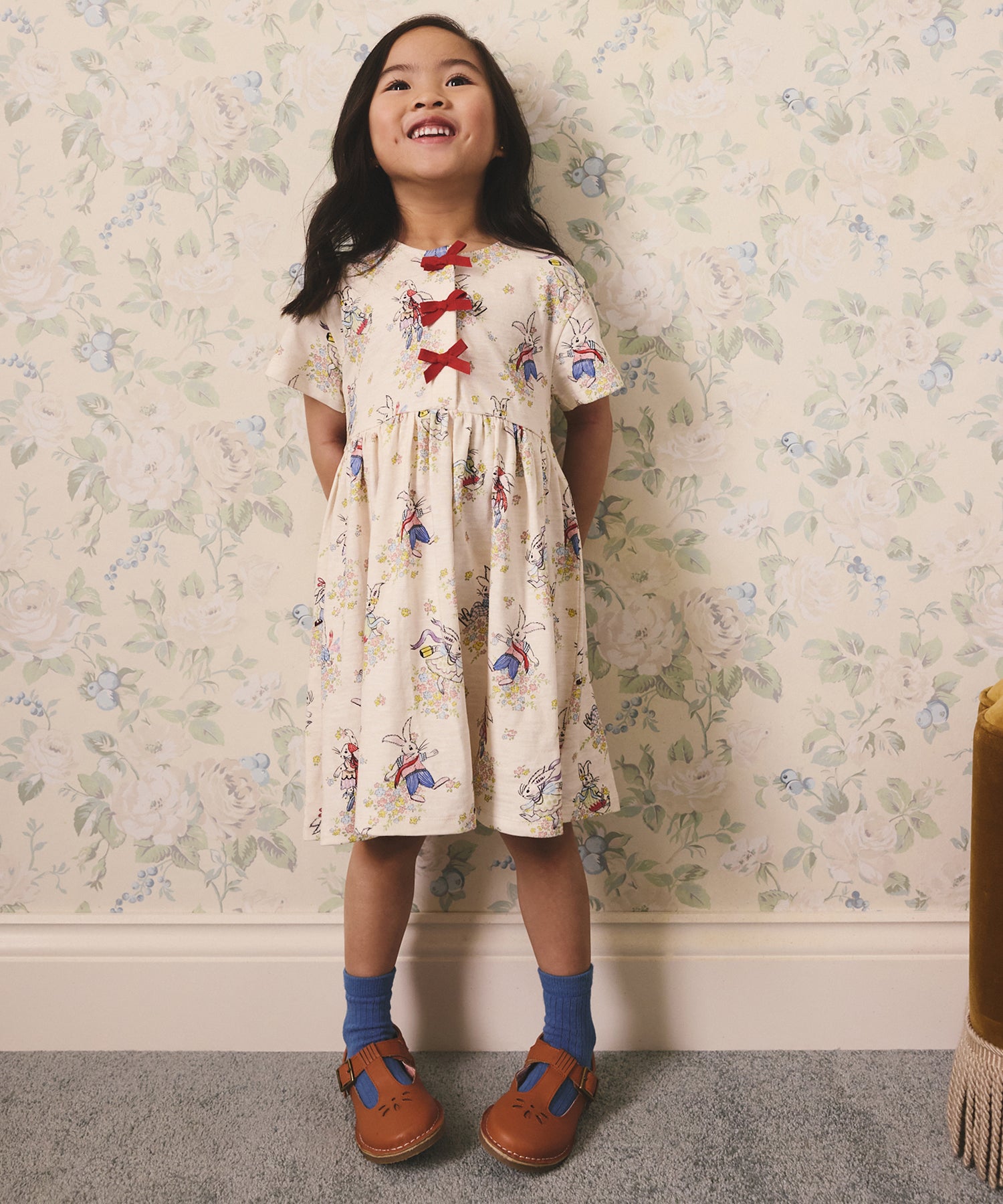 キッズ リボン ワンピース Easter Bunnies | Cath Kidston 日本公式