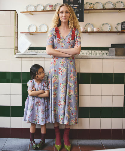 キッズ フローラル コサージュ ドレス Archive Floral