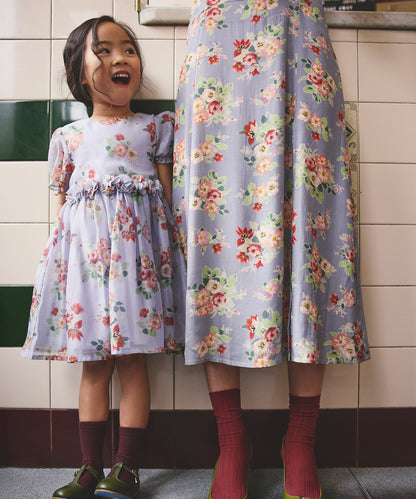 キッズ フローラル コサージュ ドレス Archive Floral