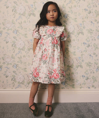 キッズ フリルワンピース Hackney Rose