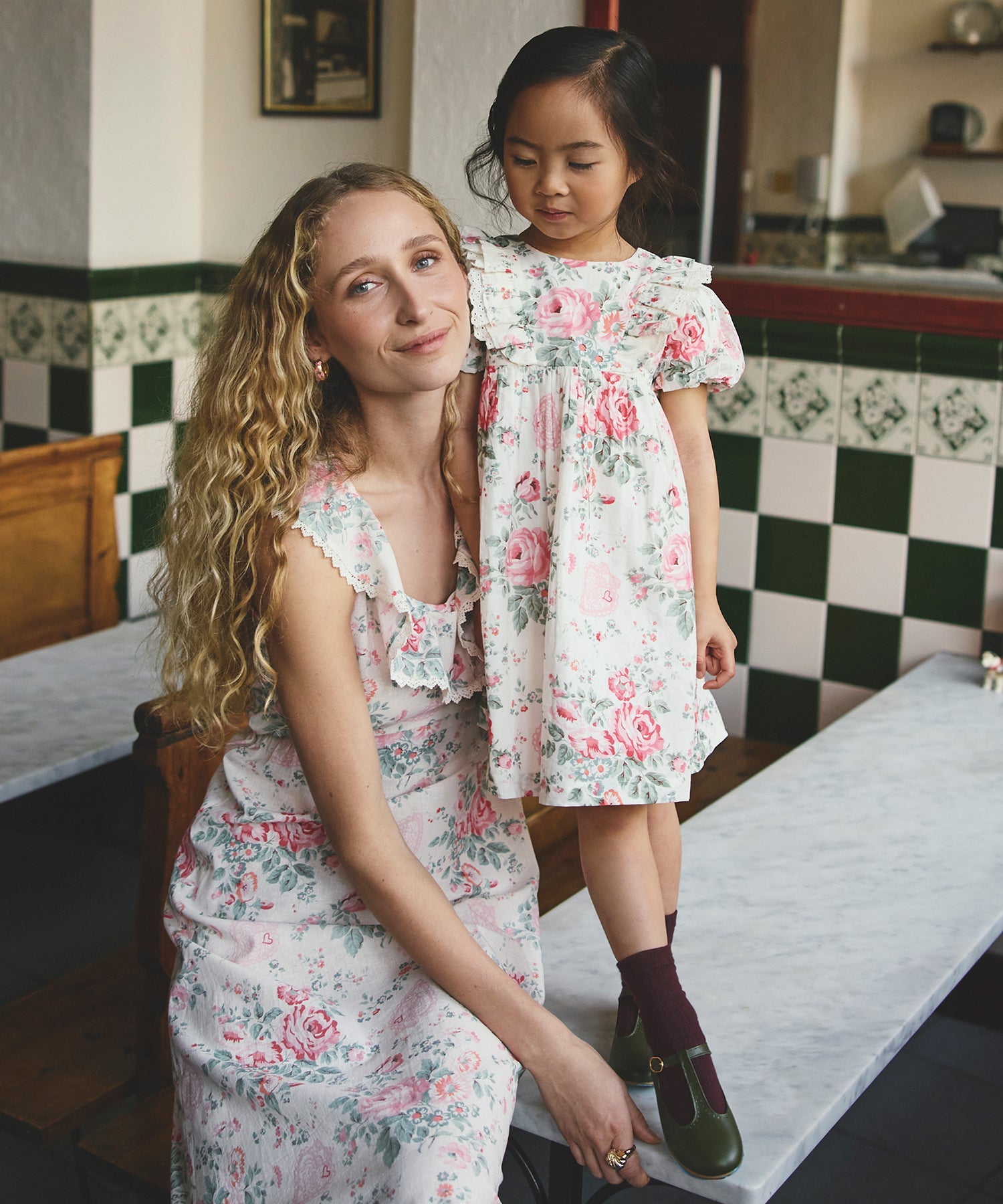 キッズ フリルワンピース Hackney Rose | Cath Kidston 日本公式