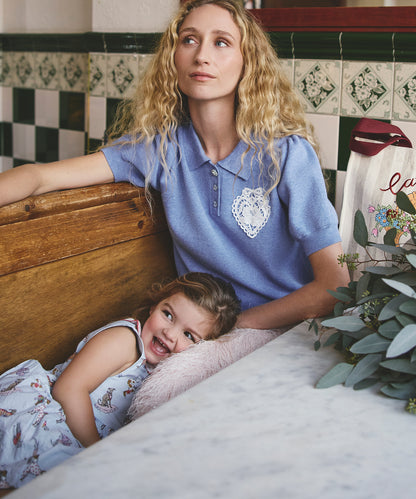 キッズ ラウンドカラー ノースリーブ ワンピース Hackney Dogs