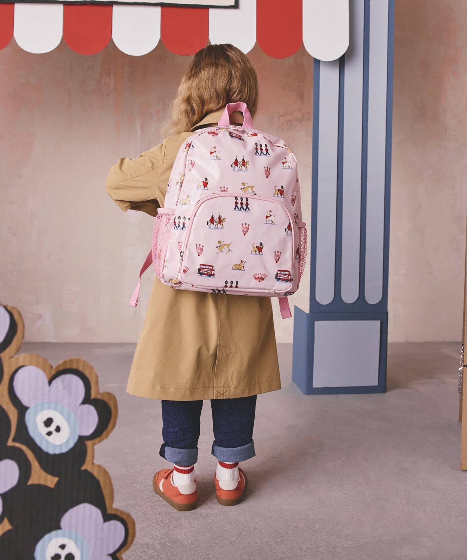 キッズ ラージ バックパック Queenies London