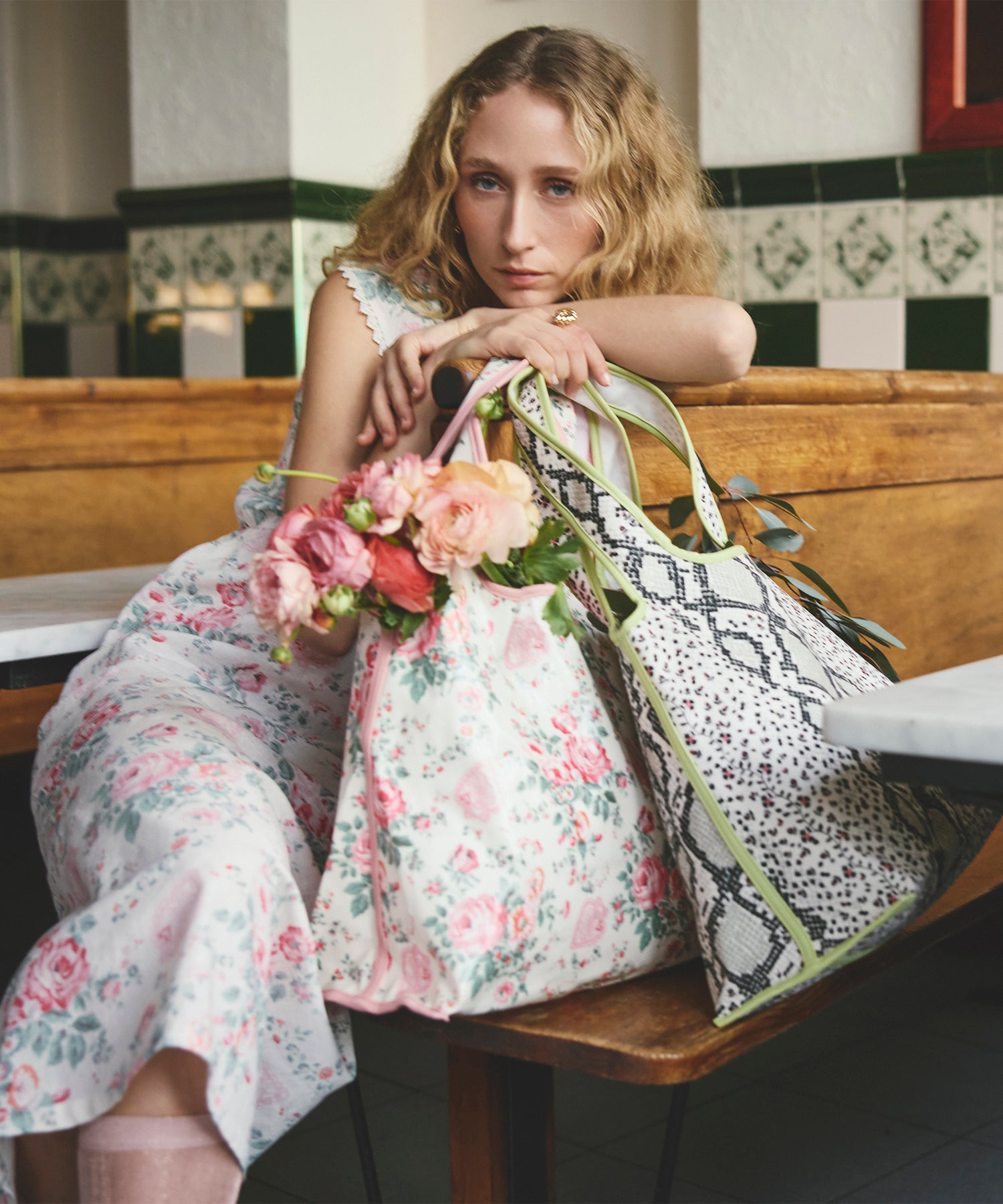 メリルボーン ショッパー Hackney Rose